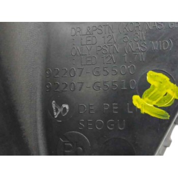 Recambio de piloto delantero izquierdo para kia niro (2016 - ...) drive referencia OEM IAM 92207G5500 DIURNA 92207G5510