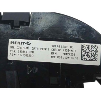 Recambio de mando volante para peugeot 308 ii (lb_, lp_, lw_, lh_, l3_) 1.2 thp 130 referencia OEM IAM 98084115XU  