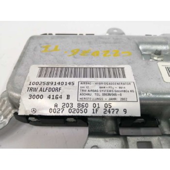 Recambio de airbag lateral trasero izquierdo para mercedes-benz clase e (w211) berlina e 500 (211.070) referencia OEM IAM A20386