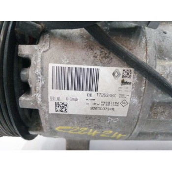 Recambio de compresor aire acondicionado para renault captur 0.9 energy referencia OEM IAM 926000734R  