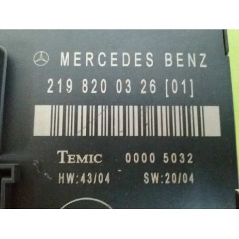 Recambio de modulo confort para mercedes-benz clase cls (w219) 350 (219.356) referencia OEM IAM 2198200326  