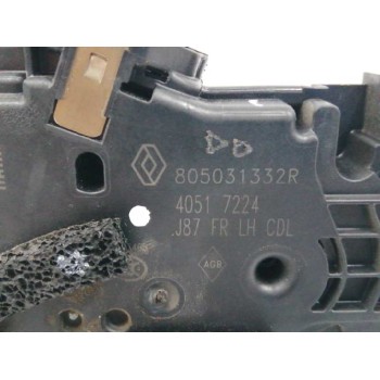 Recambio de cerradura puerta delantera izquierda para renault captur 0.9 energy referencia OEM IAM 805031332R  