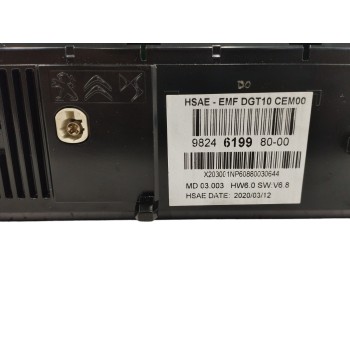 Recambio de pantalla multifuncion para peugeot 208 (p2) 1.5 blue-hdi fap referencia OEM IAM 9824619980  