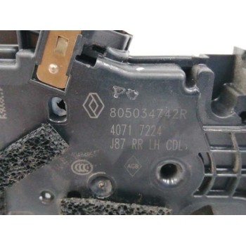 Recambio de cerradura puerta trasera izquierda para renault captur 0.9 energy referencia OEM IAM 805034742R  