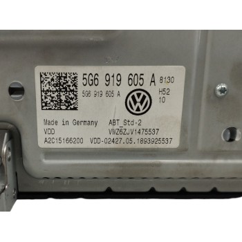 Recambio de pantalla multifuncion para volkswagen polo 1.0 tsi referencia OEM IAM 5G6919605A  