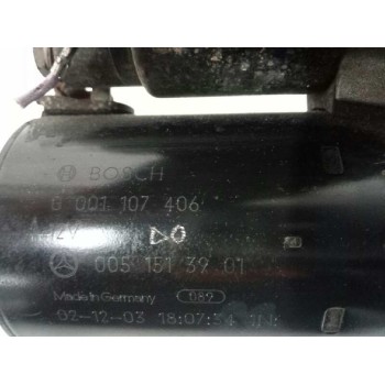Recambio de motor arranque para mercedes-benz clase c coupé (cl203) c 180 kompressor (203.746) referencia OEM IAM 0051513901 000