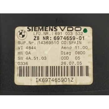 Recambio de cuadro instrumentos para bmw serie 3 touring (e91) 2.0 16v diesel referencia OEM IAM 6974659  