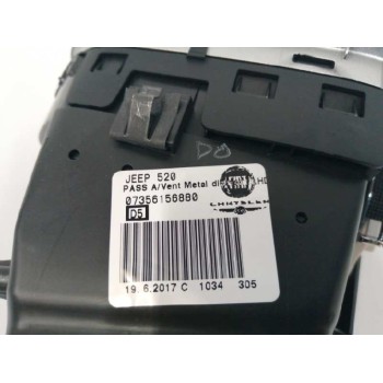 Recambio de rejilla aireadora para jeep renegade 1.6 m-jet cat referencia OEM IAM 07356156880 LADO DERECHO 