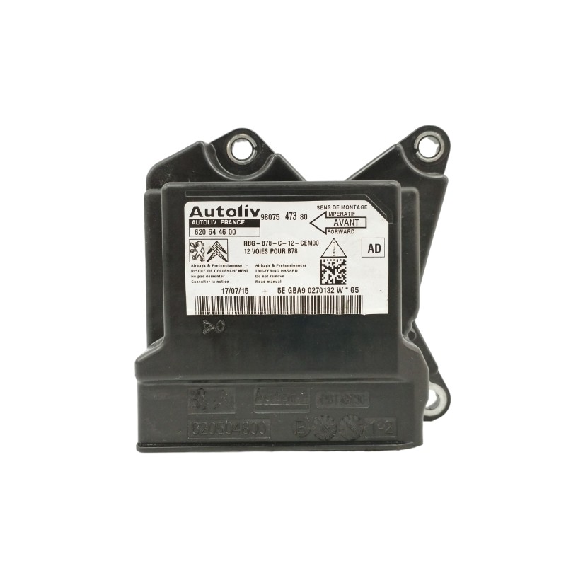 Recambio de centralita airbag para citroën c4 picasso 1.6 blue-hdi fap referencia OEM IAM 9807547380 620644600 