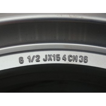 Recambio de llanta para renault 21 berlina (b/l48) txi referencia OEM IAM 7700794527 6,5JX15 CH36 MONTE CARLE