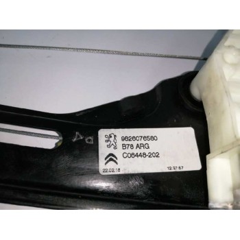 Recambio de elevalunas trasero izquierdo para citroën c4 picasso feel referencia OEM IAM 9826076580 9825709980 