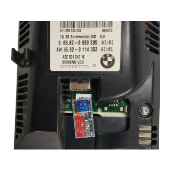 Recambio de pantalla multifuncion para bmw serie 5 berlina (e60) 2.0 16v diesel referencia OEM IAM 65826989395 65829114353 