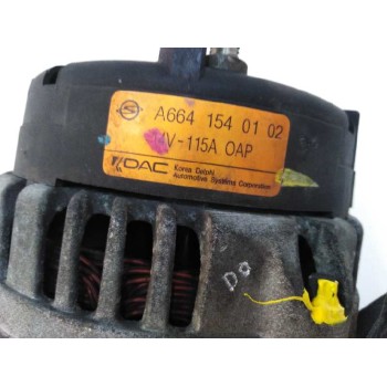 Recambio de alternador para ssangyong actyon 2.0 td cat referencia OEM IAM A6641540102 115A 
