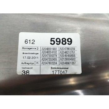 Recambio de elevalunas delantero derecho para mercedes-benz clase c (w204) lim. c 220 cdi blueefficiency (204.002) referencia OE