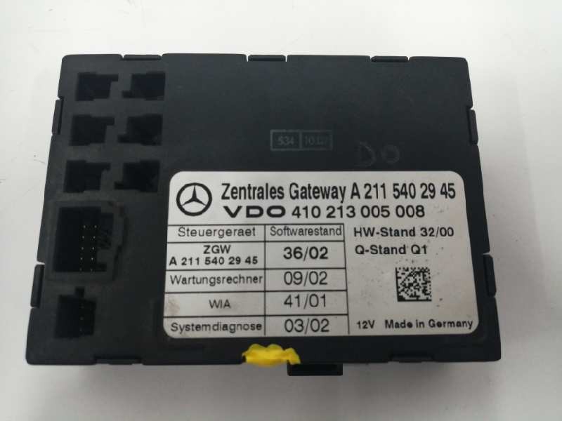 Recambio de modulo electronico para mercedes-benz clase e (w211) berlina 3.2 cdi cat referencia OEM IAM A2115402945 410213005008