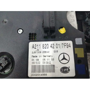 Recambio de luz interior para mercedes-benz clase e (w211) berlina 3.2 cdi cat referencia OEM IAM A2118204201  