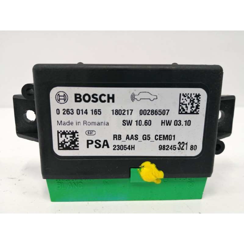 Recambio de modulo electronico para citroën c4 picasso feel referencia OEM IAM 9824532180 SENSOR APARCAMIENTO 0263014165