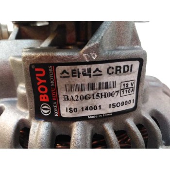 Recambio de alternador para kia sorento 2.5 crdi ex referencia OEM IAM BA20G15H007 110A 