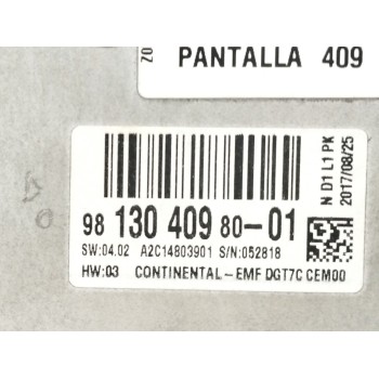 Recambio de pantalla multifuncion para citroën c4 grand picasso 1.6 thp referencia OEM IAM 9813040980  