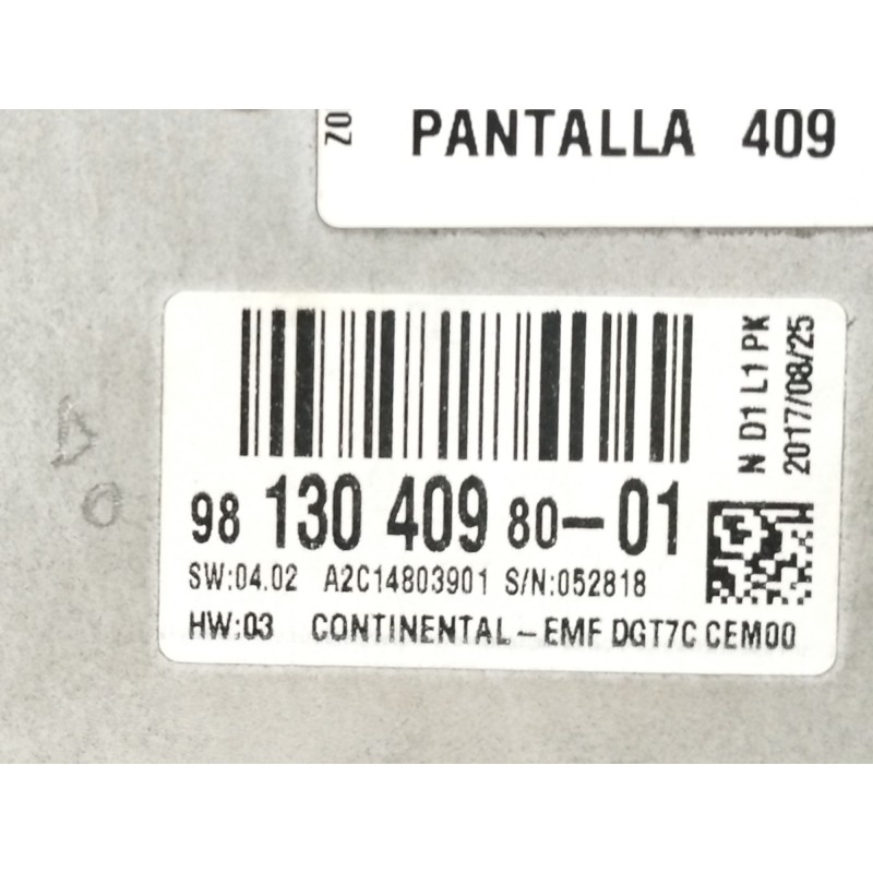 PANTALLA MULTIFUNCION