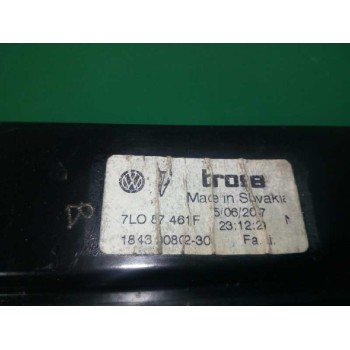 Recambio de elevalunas delantero izquierdo para porsche cayenne (typ 9pa1) s referencia OEM IAM 7L0837461F SIN MOTOR 