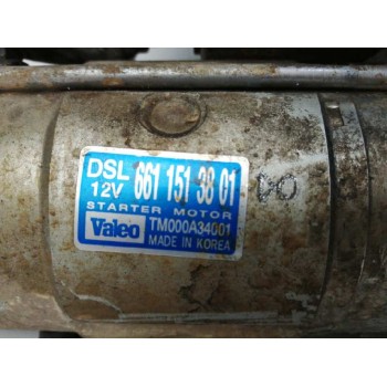 Recambio de motor arranque para ssangyong actyon 2.0 td cat referencia OEM IAM 6611513801 TM000A34001 