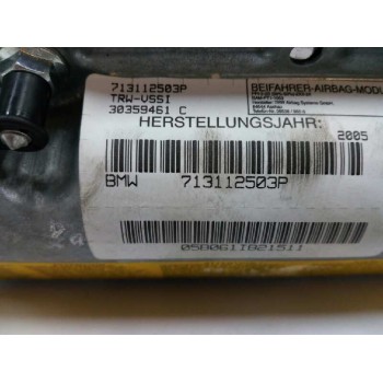 Recambio de airbag delantero derecho para bmw x5 (e53) 3.0d referencia OEM IAM 713112503  