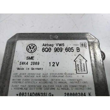 Recambio de centralita airbag para volkswagen passat berlina (3b2) 1.8 referencia OEM IAM 6Q0909605B 5WK42869 INDEX03