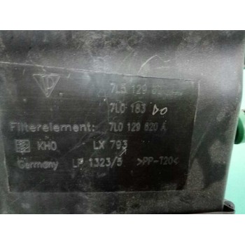 Recambio de filtro aire para porsche cayenne (typ 9pa1) s referencia OEM IAM 7L5129607E  
