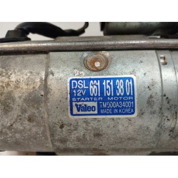 Recambio de motor arranque para ssangyong actyon 2.0 td cat referencia OEM IAM 6611513801 TM000A34001 