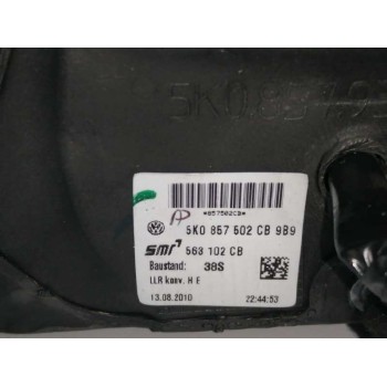 Recambio de retrovisor derecho para volkswagen golf vi (5k1) 1.6 tdi dpf referencia OEM IAM 5K0857502CB 6 CABLES 
