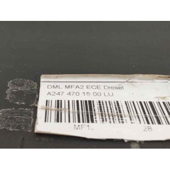 Recambio de deposito combustible para mercedes-benz gla (h247) gla 200 d (247.712) referencia OEM IAM A2474701500  