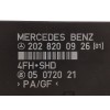 Recambio de modulo electronico para mercedes-benz clase c (w202) berlina 180 (202.018) referencia OEM IAM 2028200926  