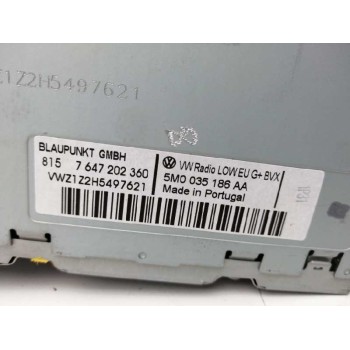 Recambio de sistema audio / radio cd para volkswagen golf plus (5m1) 1.4 16v tsi referencia OEM IAM 5M0035186AA 7647202360 