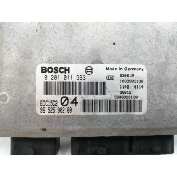 Recambio de centralita motor uce para lancia phedra (180) 2.2 jtd 16v emblema referencia OEM IAM 9652590280 0281011363 