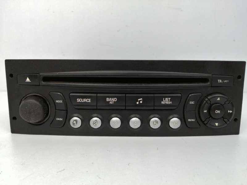 Recambio de sistema audio / radio cd para peugeot 207 1.6 16v hdi referencia OEM IAM 96639628XT  
