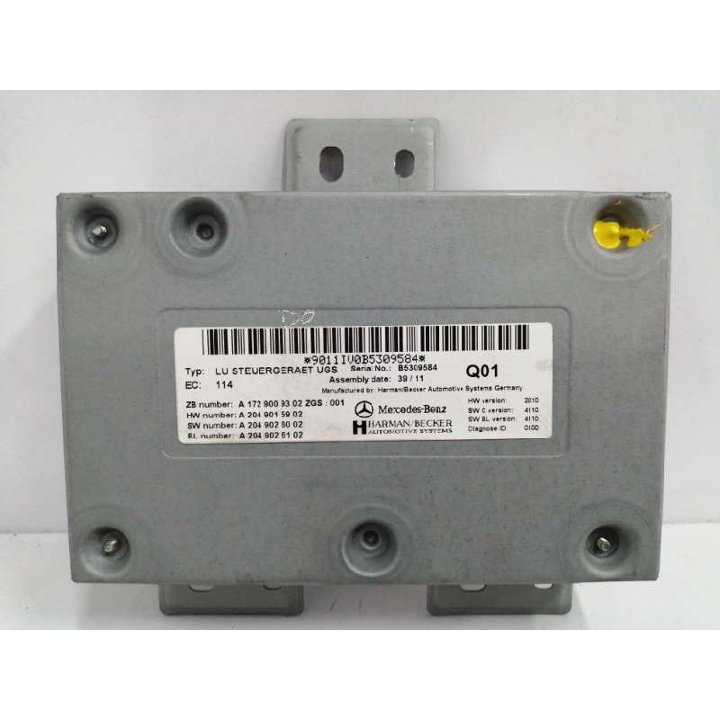 Recambio de modulo electronico para mercedes-benz clase c (w204) lim. c 220 cdi blueefficiency (204.002) referencia OEM IAM A172