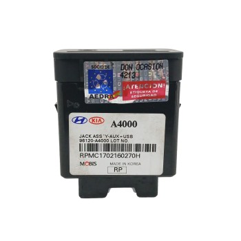 Recambio de modulo electronico para kia carens iv 1.7 crdi referencia OEM IAM 96120A4000 PUERTO USB AUX 