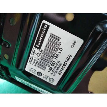 Recambio de asiento delantero derecho para volkswagen golf plus (5m1) 1.4 16v tsi referencia OEM IAM 1K4881106 1K4881106LD 