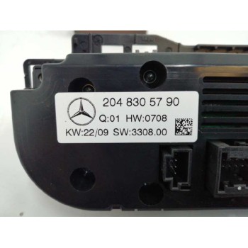 Recambio de mando climatizador para mercedes-benz clase c (w204) lim. c 220 cdi blueefficiency (204.002) referencia OEM IAM A204