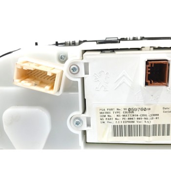 Recambio de cuadro instrumentos para peugeot 2008 (--.2013) 1.6 e-hdi fap referencia OEM IAM 9805969580 9805976080 