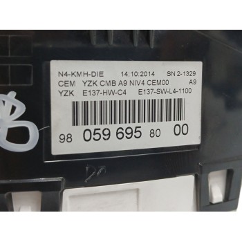 Recambio de cuadro instrumentos para peugeot 2008 (--.2013) 1.6 e-hdi fap referencia OEM IAM 9805969580 9805976080 