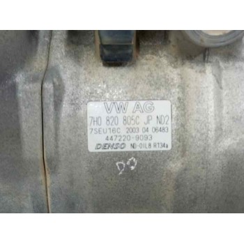 Recambio de compresor aire acondicionado para volkswagen touareg (7la) 5.0 v10 tdi cat (ayh) referencia OEM IAM 7H0820805C 44722