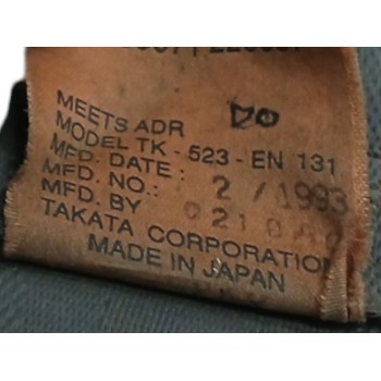 Recambio de cinturon seguridad delantero derecho para mitsubishi montero (v20/v40) 2.5 turbodiesel referencia OEM IAM TK523EN131