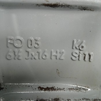 Recambio de llanta para ford focus c-max (dm2) 1.8 tdci referencia OEM IAM 3M5J1007BA 6,5JX16H2 ET52,5 5H 5X110