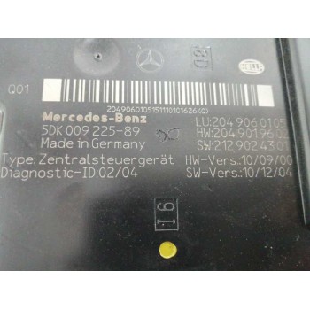 Recambio de modulo electronico para mercedes-benz clase c (w204) lim. c 220 cdi blueefficiency (204.002) referencia OEM IAM 2049