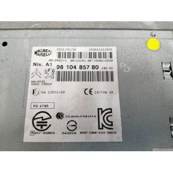 Recambio de sistema audio / radio cd para citroën c4 picasso 1.6 blue-hdi fap referencia OEM IAM 9810485780  