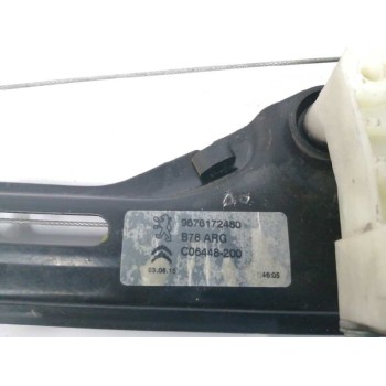 Recambio de elevalunas trasero izquierdo para citroën c4 picasso 1.6 blue-hdi fap referencia OEM IAM 9676172480 9675288380 