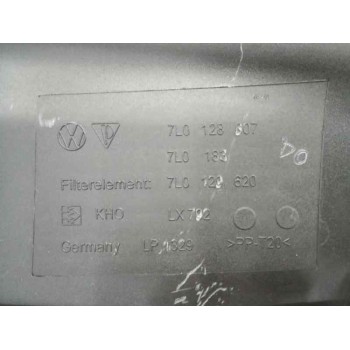 Recambio de filtro aire para volkswagen touareg (7la) 5.0 v10 tdi cat (ayh) referencia OEM IAM 7L0128607 7L0129620 