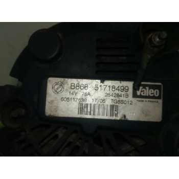 Recambio de alternador para fiat punto berlina (188) 1.3 jtd classic referencia OEM IAM B86851718499 TG8S012 75A